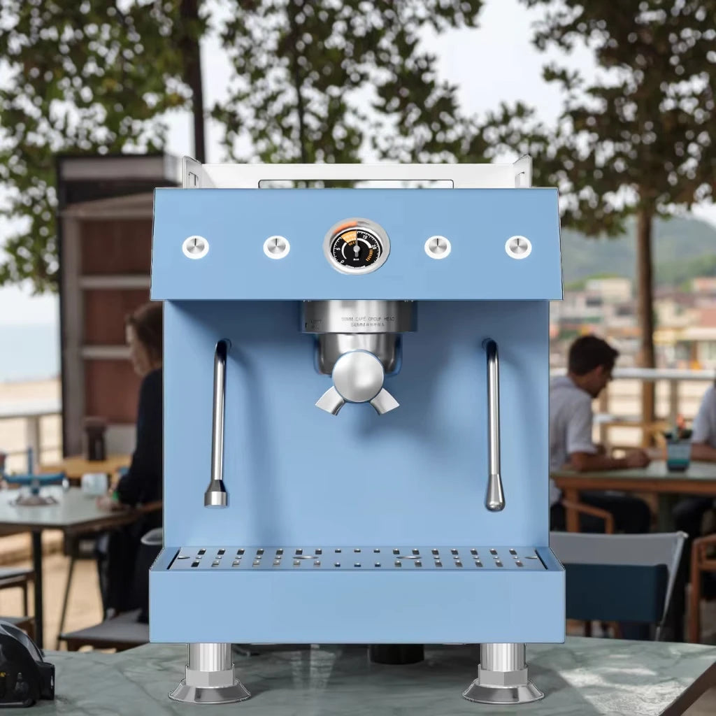 -For Electric Stainless Steel Eco-Friendly Espresso Coffee Maker 20 Bars High Pressure Pump Single Brewing Grinder*