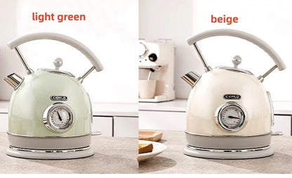 220V-240V Electric Water Kettle 1.8L 1800W 304 Stainless Steel With Thermometer Electric Boiling Coffee Tea Pot