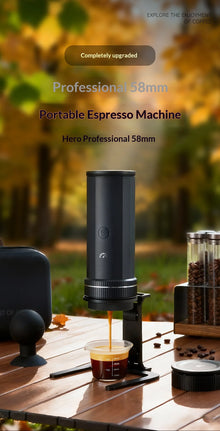 Hero Italian Professional Edition Portable 58mm Espresso Coffee Machine Manual Extraction Maker for Home Cafe Barista Brewing
