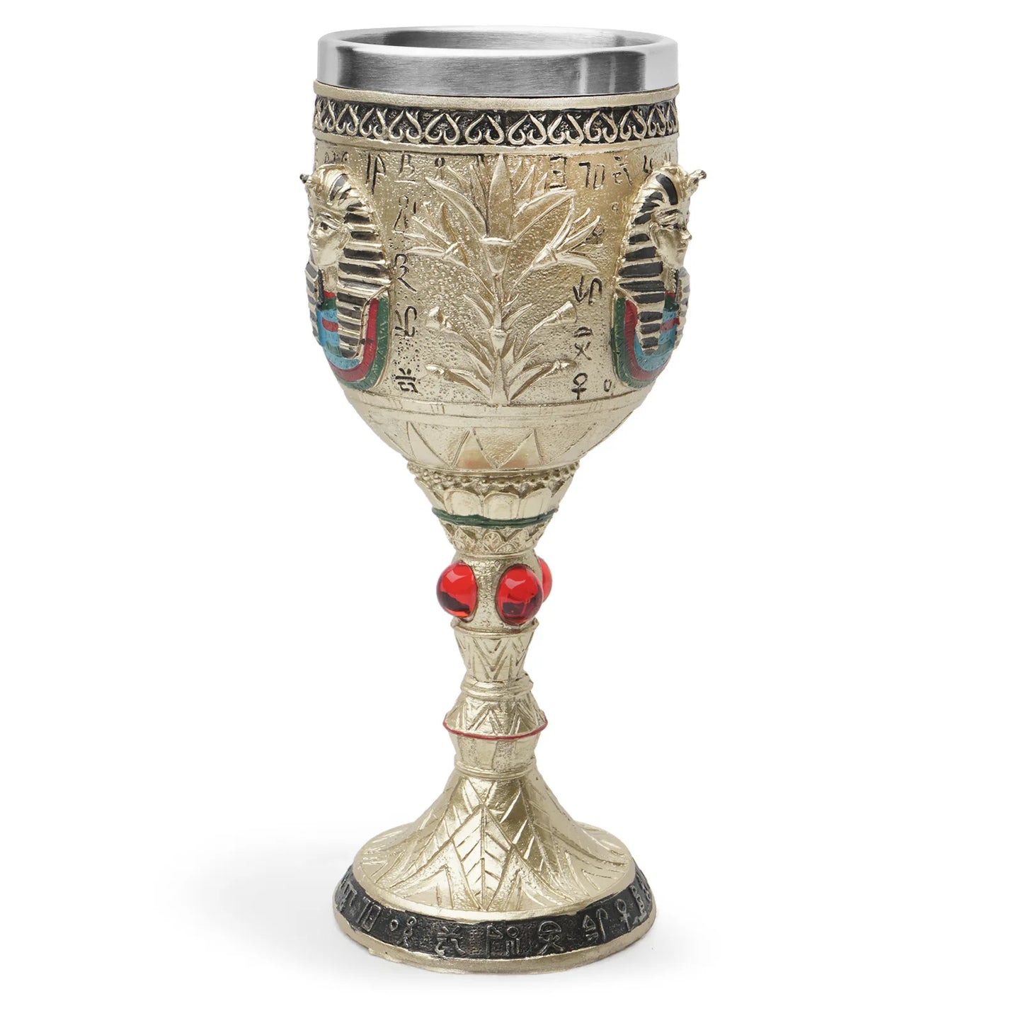 3D Beer Mugs Coffee Cups Gothic Goblet Iron Tankard Stainless Steel Resin Wine Glass Mug 600ML Skull Father's Day Gift 1 pcs