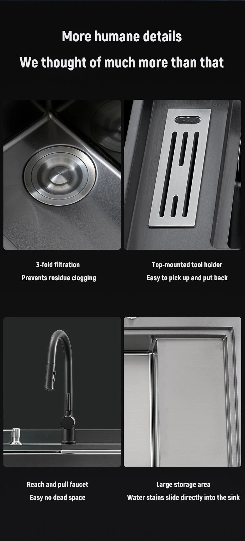 Integrated Sink Dishwasher Kitchen Built In 1000mm Sink Dishwasher Machine Automatic Smart In Stainless Steel Sink Dishwashers