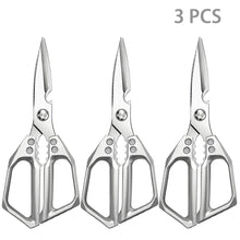 Stainless Steel Kitchen Shears Multifunctional Stainless Steel Kitchen Tools Cutting Vegetables Meat Fish Food Scissors