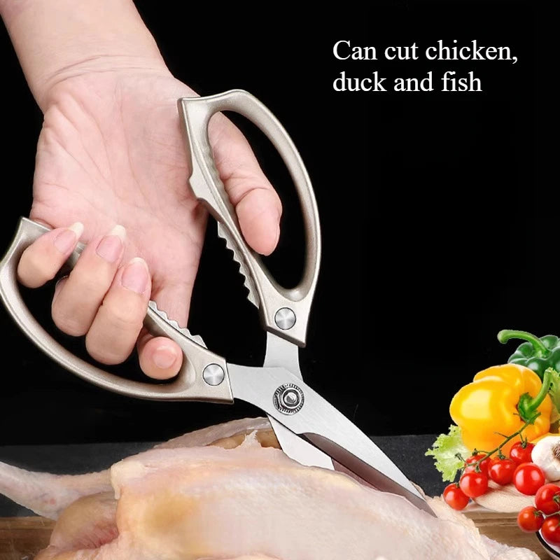 Strong Chicken Bone Scissors, Magnetic Scissors Set, Cut Poultry, Seafood, Meat Special, High Quality Kitchen Scissors