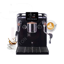 Commercial Rotary Pump Coffee Machine - Single Group 9Bar Dual Boiler 3200W for Small Café with Automatic Water Supply