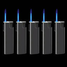 2026 New Torch Lighters Butane Refillable Jet Flame Windproof Torch Lighter for Candle Fireplace Camping BBQGrill Kitchen