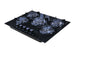 Gas Stove Cooker 5-Burner Class B Electric Stove Tempered Glass Battery Built-In Cooktop for Kitchen Table Top Hotels Households