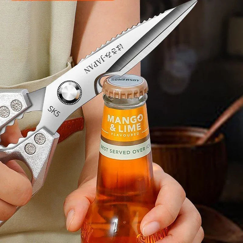 Sharp Stainless Steel Kitchen Scissors Poultry Shears Fish Bone Remover Multifunctional Meat Food Cutter Scissors For Kitchen