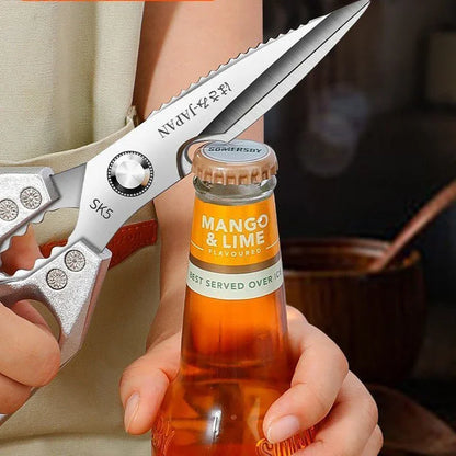 Sharp Stainless Steel Kitchen Scissors Poultry Shears Fish Bone Remover Multifunctional Meat Food Cutter Scissors For Kitchen