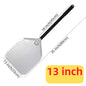 10 12 13 14 Inch Big Pizza Perforated Shovel Paddle Short/Long Handle for Oven Turning Peel Kitchen Utensils Pizza Baking Tools