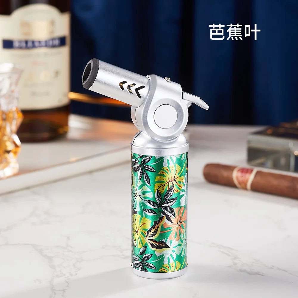 JOBON Metal Windproof Cigar Lighter Camping Kitchen BBQ Baking Tool Welding Gun Turbine Torch Lighters smoke accesoires
