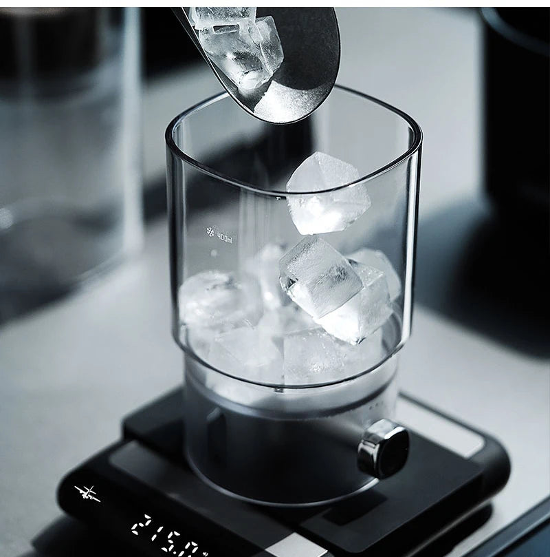 MHW-3BOMBER Iced Coffee Maker 400ml Cold Brewer Portable Cold Brewing Coffee Kettle Glass Coffee Pitcher Summer Camping Tools