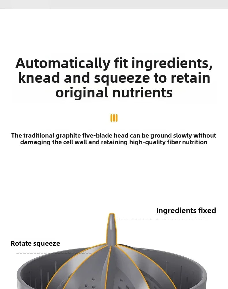 Large-Diameter Orange Juicer Juice And Pulp Separator Home Tea Shop Vegetable Fruit Juicing Machine for Kitchen Use