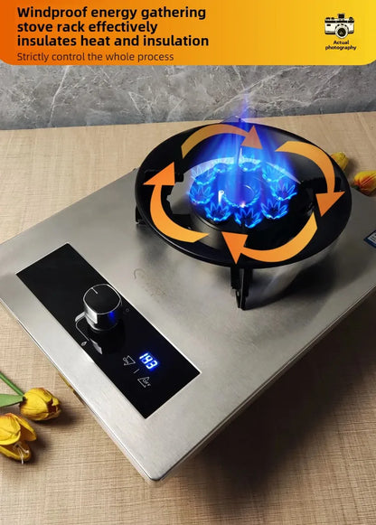 Household is very beautiful wife flip single stove gas  embedded natural gas liquefied gas single eye stove