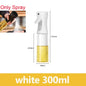 Kitchen Oils Spray Olive Oil Cruet Spray  Home Kitchen Air Fryer Spray Camping BBQ Cooking Plastic Oil Bottle  200/300ml/500ml