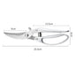 Multifunctional Kitchen Scissors Restaurant Outdoor Use Chicken Bone BBQ Sharp Durable Household Stainless Steel Strong Scissor
