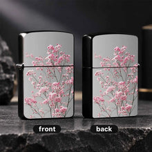 Delicate Pink Floral Pattern Lighter, Elegant Soft Cherry Blossom Branch Print Design, Portable Sleek All-Purpose Igniter, Perfect For Daily Multi-Scene Use, Exquisite Decorative Practical Accessory, Ideal For Gifting O A Hum
