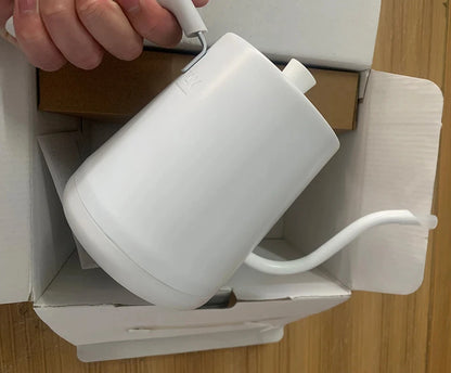 800ml Gooseneck Electric Kettle Hand Brew Coffee Pot Thermo Pot 304 Stainless Steel Teapot Smart Temperature-Control Water Jug