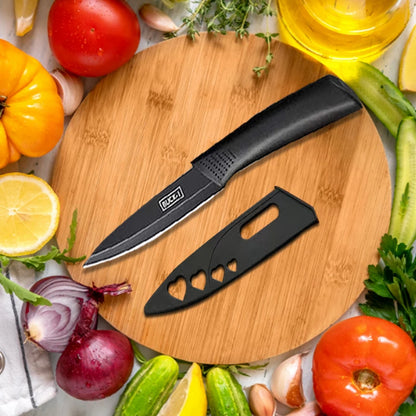 WXCOO Kitchen Knife Chef Meat Cleaver Boning Household Chopper Knife with Cover Stainless Steel Fruit Knife Vegetable Slicing