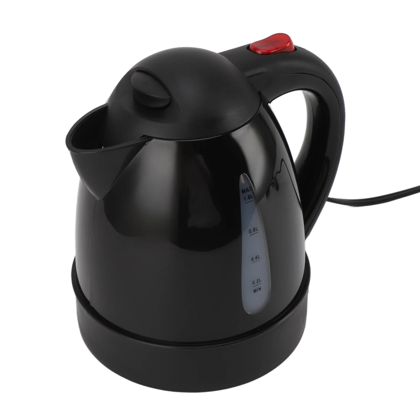 250W Portable Car Electric Kettle with Cigarette Lighter Road Trip 24V Truck Heated Water Tea Coffee Kettle Auto Shut Off 1000ml