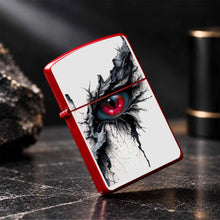 Dark Fantasy Dragon Eye Lighter, Striking Red Pupil Art Pattern Portable Igniter, Unique Stylish Accessory For Daily Use, Outdoor Camping, Candle Lighting, Birthday Party Decor, Exquisite Distinctive Gift For Fantasy Art Love