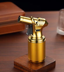 Large-capacity Air Chamber Handheld High-temperature Spray Gun, Inflatable Windproof Lighter, Cigar Barbecue Baking Igniter