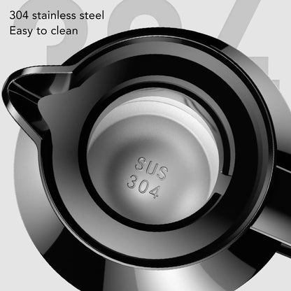 1500ML Car Hot Kettle Portable Water Heater Auto 12V 24V for Tea Coffee Stainless Steel Display with Cigarette Lighter Plug