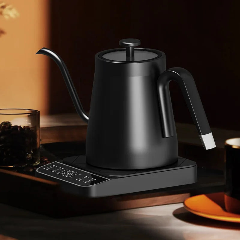 110V/220V Electric Kettle Gooseneck Jug Hand brew Coffee Pot Thermo Pot Temperature-Control Heating Water Bottle Smart Teapot