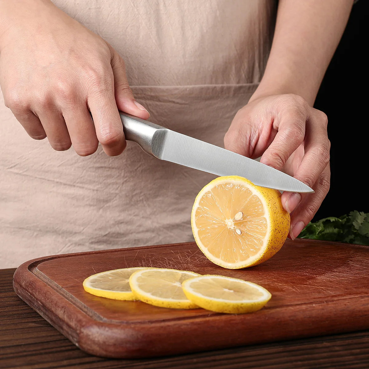 5 piece knife set, Seiko hollow handle stainless steel kitchen Chef's knife, home ladies' chopping/carving/slicing/paring knife