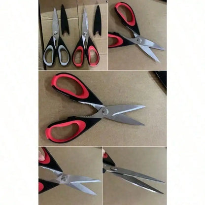 1 Set Heavy-Duty Kitchen Shears, Slicing Poultry Bones Grilling Versatile Culinary Shears, Stainless Steel Meat Shears ﻿