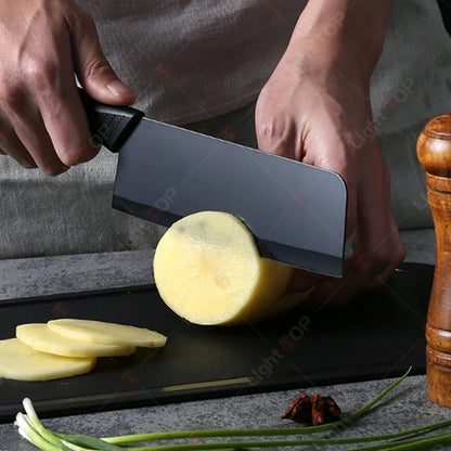 WXCOO Kitchen Knife Chef Meat Cleaver Boning Household Chopper Knife with Cover Stainless Steel Fruit Knife Vegetable Slicing