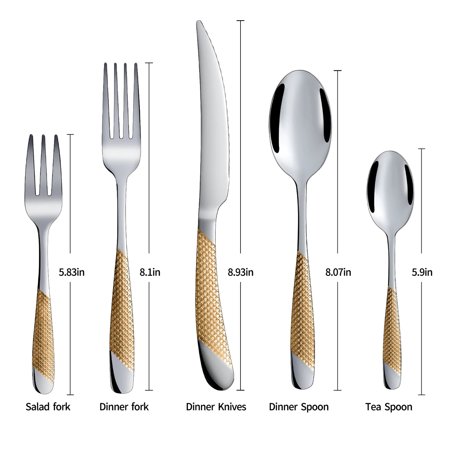 30pcs Diamond Star Cutlery Set Dinner Knife/Fork/Spoon Included for Women Wedding Party Table Setting Christmas Gift