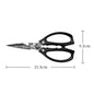 New Heavy-Duty Kitchen Scissors - High-Hardness Stainless Steel for Chicken Duck Fish Bones, Multi-Purpose & Razor Sharp