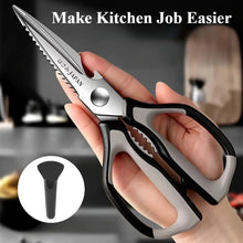 Stainless steel chicken bone scissors, strong kitchen scissors multi-purpose household scissors, sharp and durable