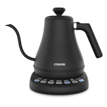 Electric Gooseneck Kettle with 5 Temperature Control Presets, Pour Over Kettle for Coffee and Tea, Hot Water Boiler, 100% Stain