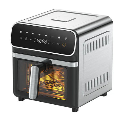 2026 New Model Multi-functional6L 8L Factory OEM Electric Digital air Fryer Household Food Processors, Stainless Steel air Fryer
