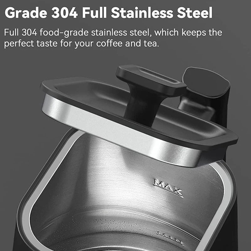110V/220V Gooseneck Electric Kettle 1.0L Hand Brew Coffee Pot Smart Temperature Control Pot 1200W Rapid Heating Kettle Teapot