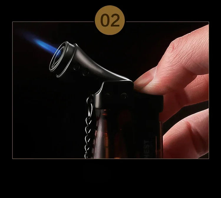 Butane Jet Torch Lighter Cigarette Windproof Lighter Cigar for BBQ Kitchen Camping Outdoor Ignition Lighters Gadgets For Men