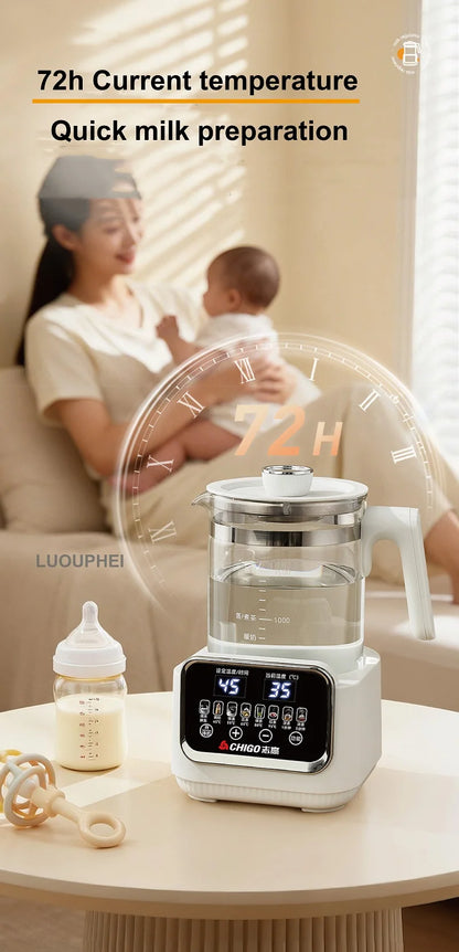 1.5L Electric Kettle Home Health Kettle Multifunctional Milk Regulator Temperature Control Flower Tea Kettle Auto Keep Warm 800W