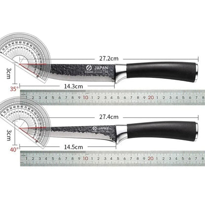 1/2-piece Kitchen Knife Set Japanese Stainless Steel Kitchen Knives With Nonslip Handles Sharp For Meat Cutting And Bone Removal