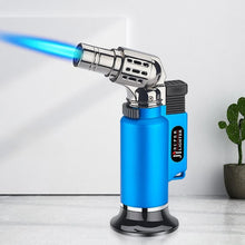 Butane Torch Gas Lighter Metal Windproof Portable Flamethrower Outdoor BBQ Cooking High Flame Welding Torch Ciagr Ignition Tool