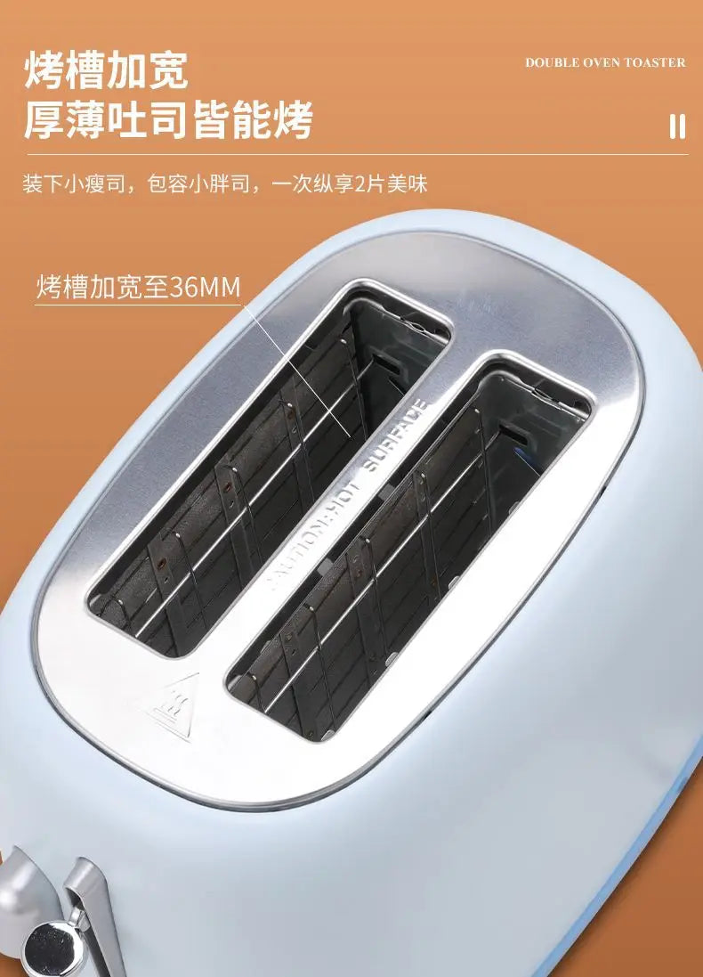 2026 Household convenient multi-purpose toaster, fully automatic bread toaster, breakfast machine, mini multi-functional blender