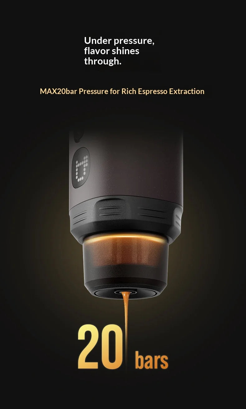 Wacaco Pixapresso Portable Electric Espresso Coffee Capsule Machine Battery Powered For Outdoor Camping Hiking Travel Home Cafe