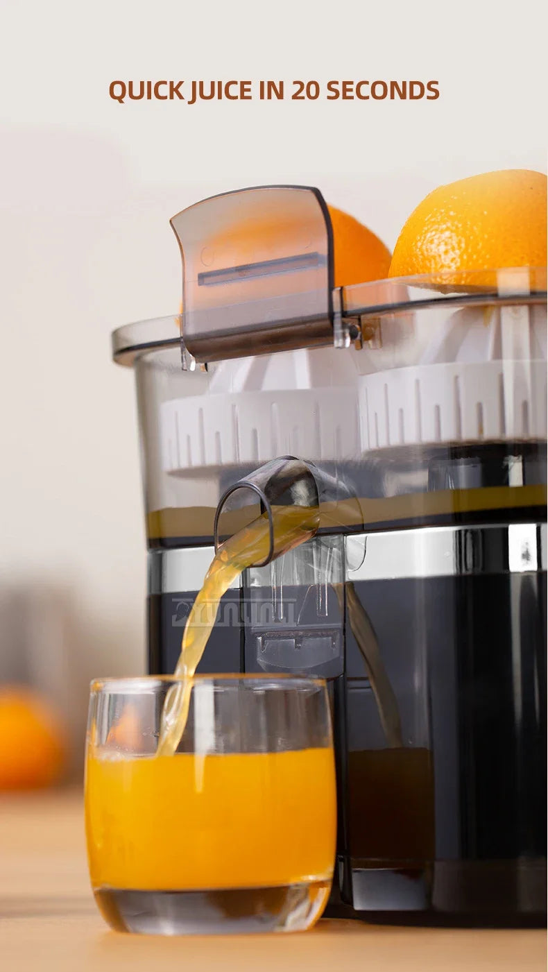 Double-head Electric Juicer Food Blender Automatic Slag Juice Separation Household Juice Squeezer Mixer