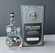 Artistic Guitar Shaped Whiskey Decanter Hand-Finished Glass Liquor Dispenser Decorative Barware Unique Gift for Whiskey Lovers