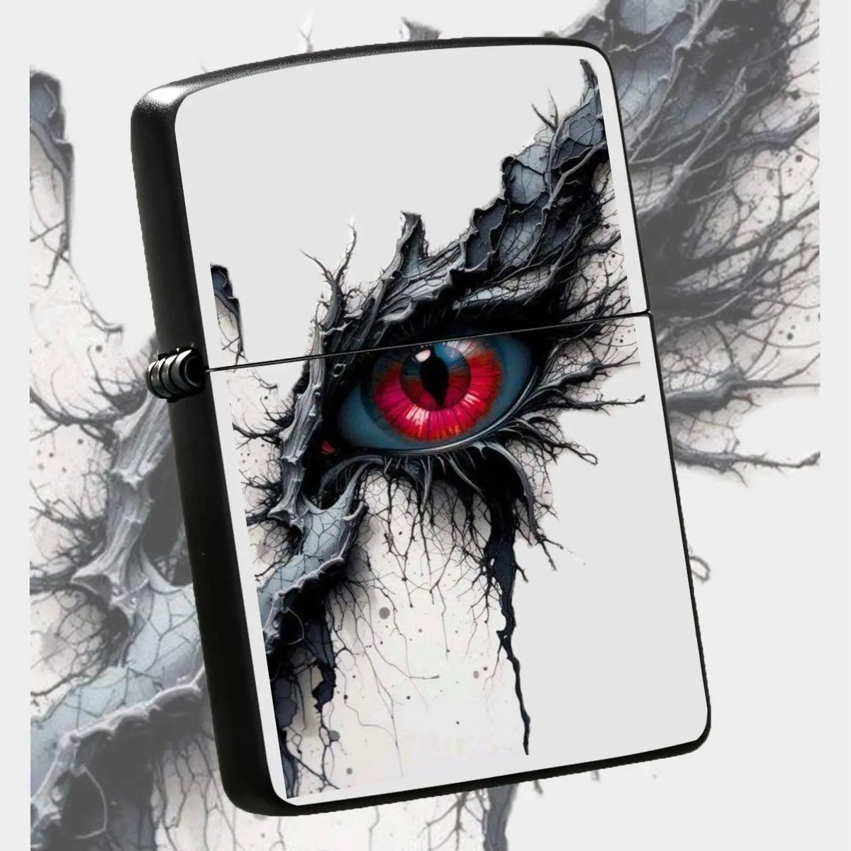 Dark Fantasy Dragon Eye Lighter, Striking Red Pupil Art Pattern Portable Igniter, Unique Stylish Accessory For Daily Use, Outdoor Camping, Candle Lighting, Birthday Party Decor, Exquisite Distinctive Gift For Fantasy Art Love