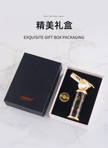 JOBON Metal Windproof Cigar Lighter Camping Kitchen BBQ Baking Tool Welding Gun Turbine Torch Lighters smoke accesoires
