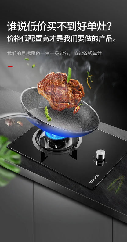 New single-burner gas cooker.  for home use. Can also be embedded. Old-fashioned cooktops.Table-top