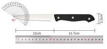 12 Pieces 4.5 Inch Steak Knives Set, Round Tip Serrated Steak Knives with POM Triple Rivets Handle, Dishwasher Safe