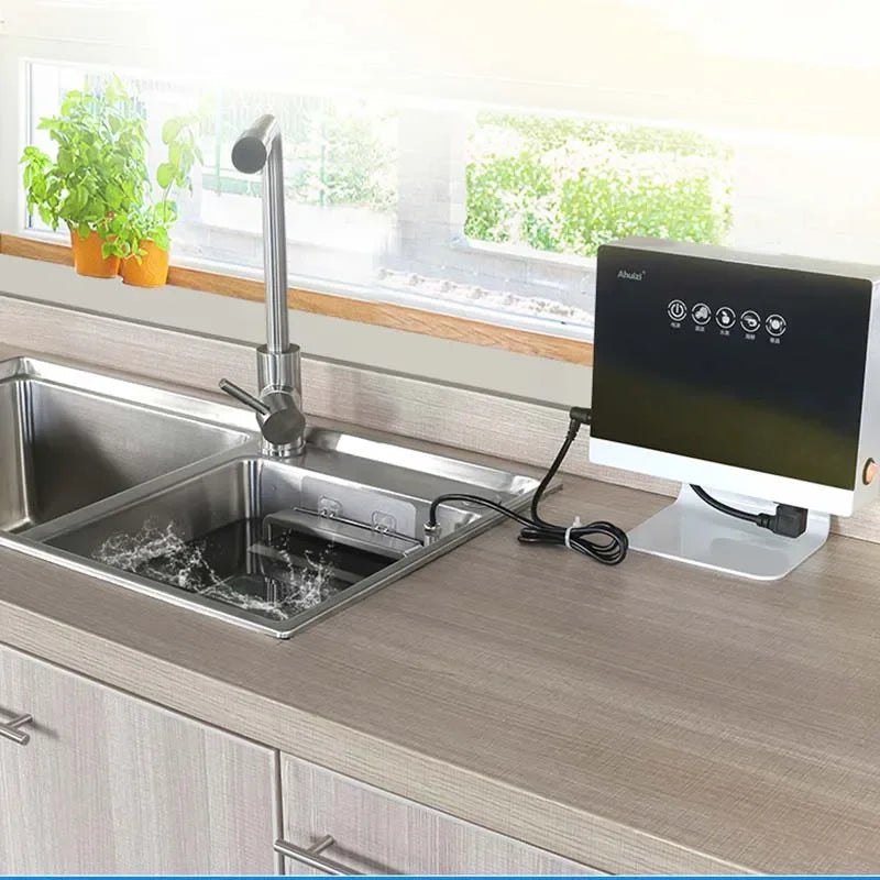 New Portable Sink Dishwasher Automatic Household Ultrasonic Dishwasher Small Free-Standing Installation-Free 110V/220V