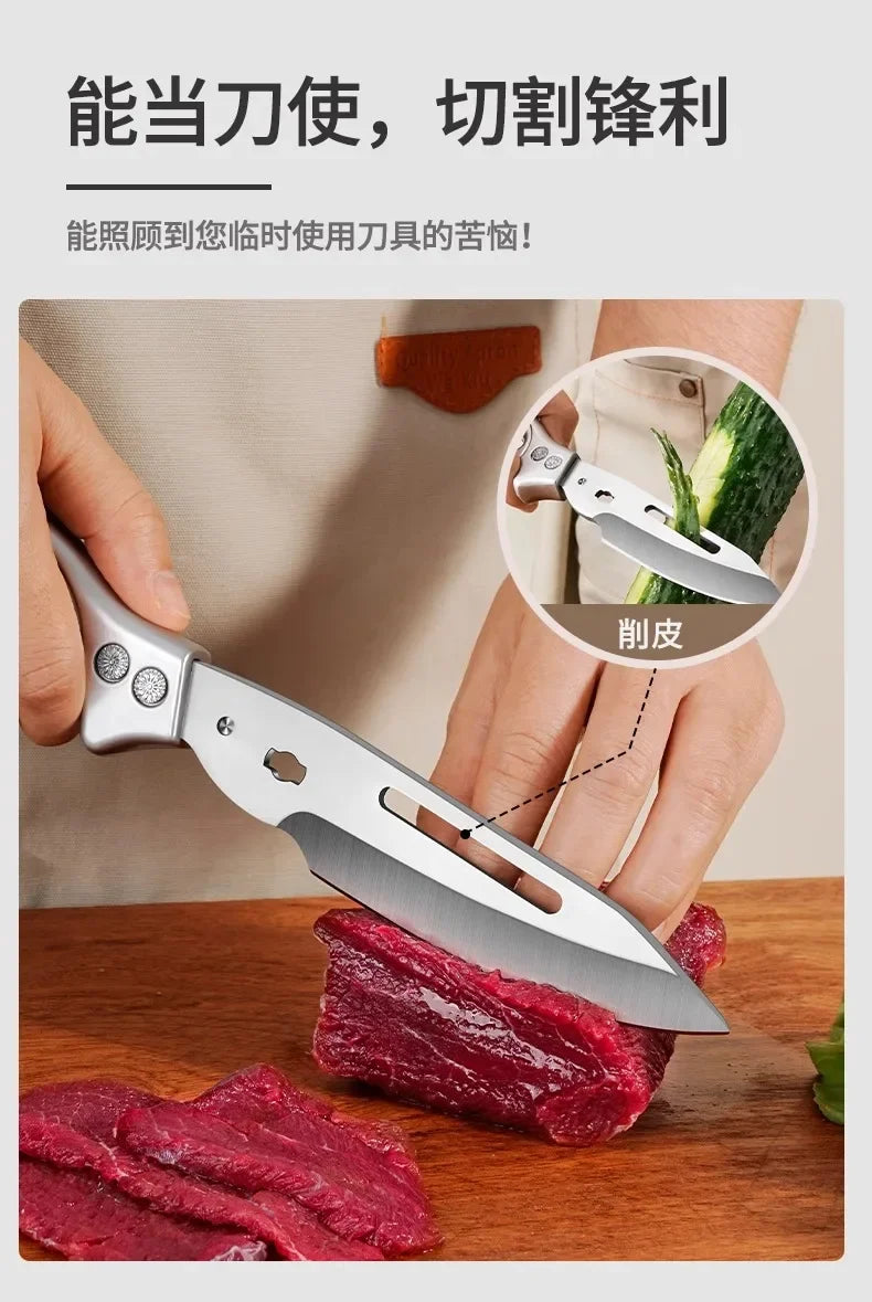 Multi-functional Kitchen scissors food grade stainless steel strong chicken bone scissors home chicken duck goose bone scissors